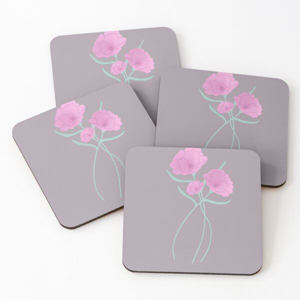 Item preview, Pink Pastel Flowers designed and sold by maddydoodlesoup.