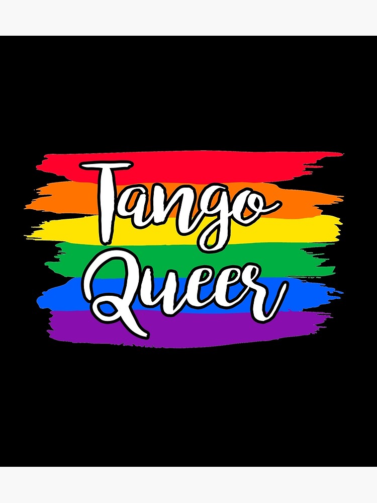 Disover Tango Queer feminist without gender Argentine milonga Premium Matte Vertical Poster