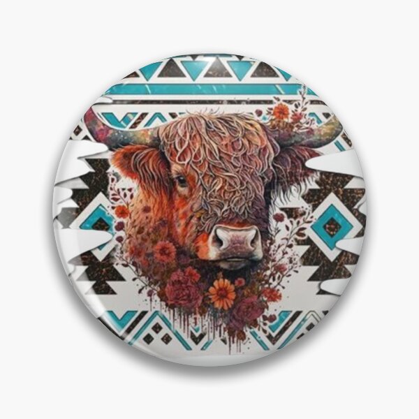 Artikelvorschau, Kopie von Kopie von Kopie von Christmas Highland Cow Mooie Christmas Farm entworfen und verkauft von Sophistical.