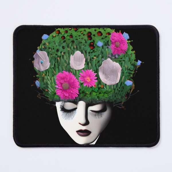 Item preview, Flowers growing out of head designed and sold by gramizzia.