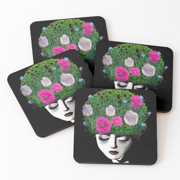 Item preview, Flowers growing out of head designed and sold by gramizzia.
