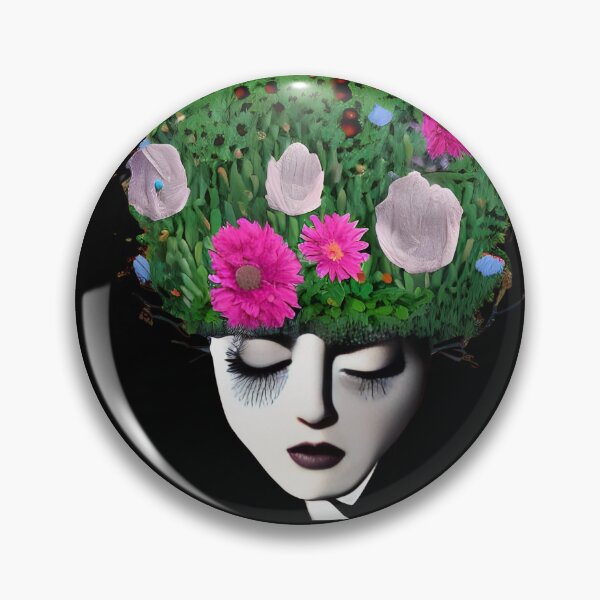 Item preview, Flowers growing out of head designed and sold by gramizzia.