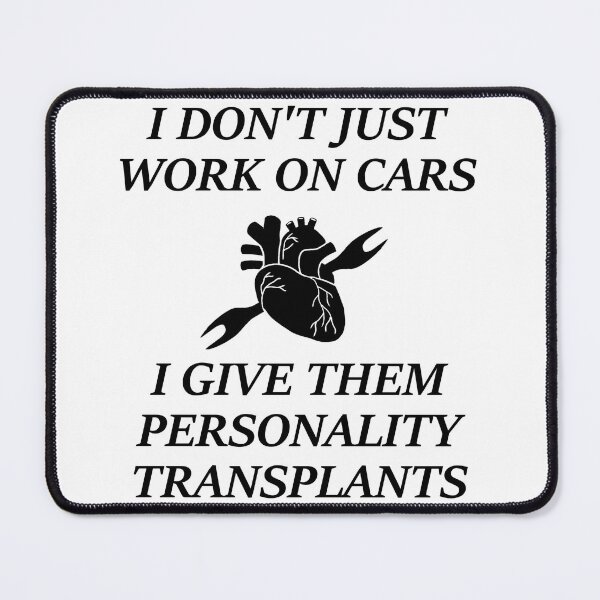 Item preview, Mechanic Personality Transplant Black designed and sold by Standard Deviation Co.