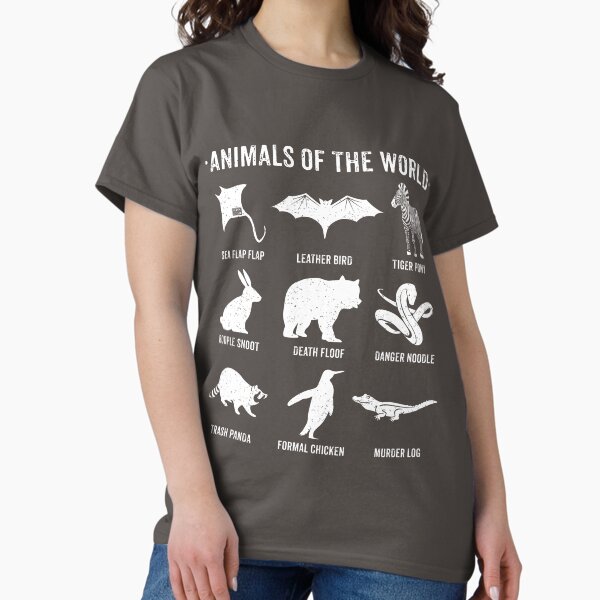 Item preview, Simple Vintage Humor Funny Rare Animals of the World designed and sold by porcodiseno.