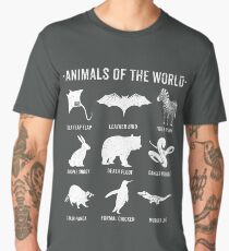 Simple Vintage Humor Funny Rare Animals of the World Men's Premium T-Shirt
