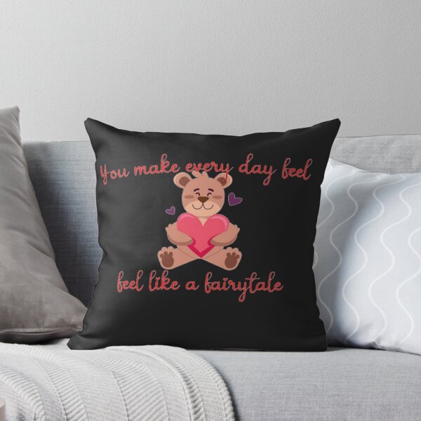 Item preview, You make every day feel like a fairytale - Bear hugging a heart  designed and sold by ilyasxfl.