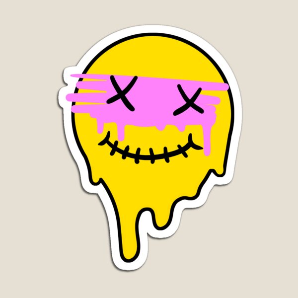 Imanes Emoji De Cara Muerta Redbubble