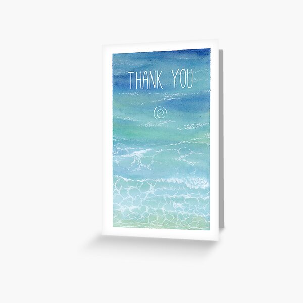 Item preview, Ocean Thank You designed and sold by Krystin Shields.