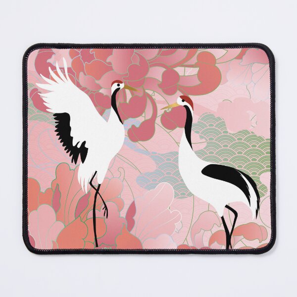 Artikelvorschau, traditional classical auspicious chrysanthemum peony crane  entworfen und verkauft von UnaWu533.