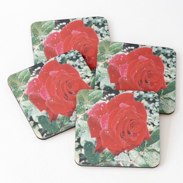 Item preview, Beautiful red rose after the rain  designed and sold by helenkaiy.