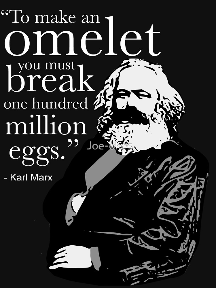 Karl Marx Omelet Essential T-Shirt for Sale by Joe-okes