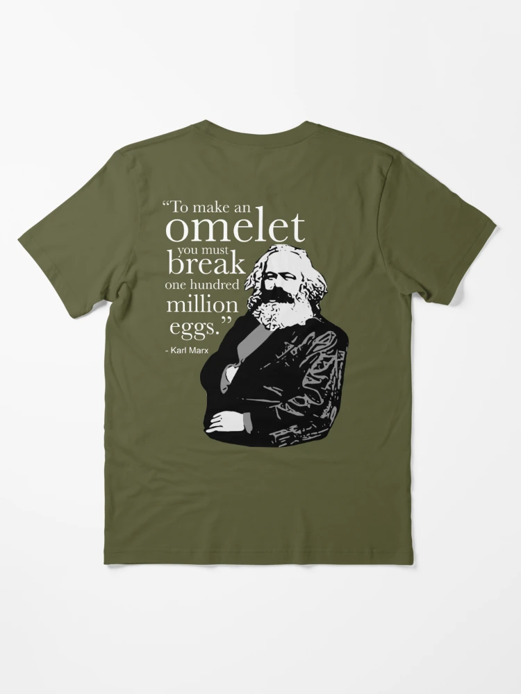 Karl Marx Omelet Essential T-Shirt for Sale by Joe-okes