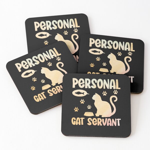Item preview, Funny Personal Cat Servant Watercolor Cute Animal Lovers designed and sold by Best Designer.