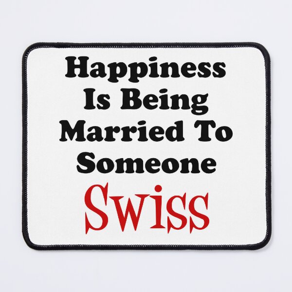 Item preview, Happiness Married To Someone Swiss designed and sold by jaycartoonist.