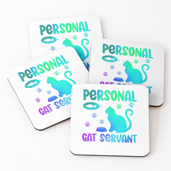 Item preview, Funny Personal Cat Servant Watercolor Cute Animal Lovers designed and sold by Best Designer.