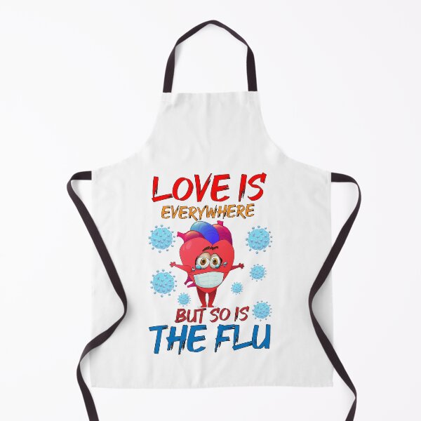 Item preview, Love Is Everywhere But So Is The Flu designed and sold by zemama.