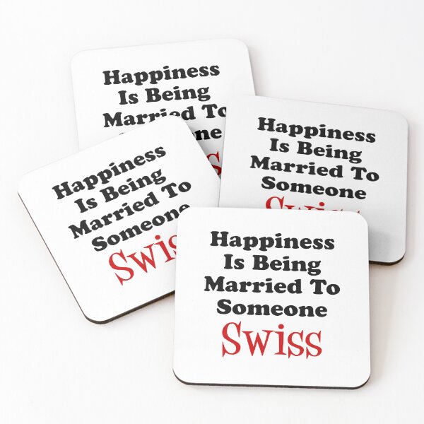 Item preview, Happiness Married To Someone Swiss designed and sold by jaycartoonist.