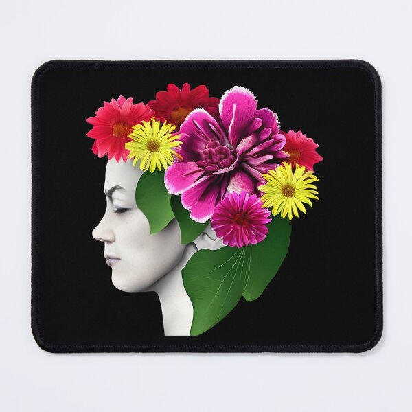 Item preview, Flowers growing out of head designed and sold by gramizzia.