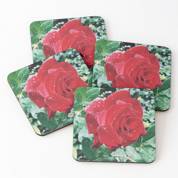 Item preview, Beautiful red rose after the rain  designed and sold by helenkaiy.