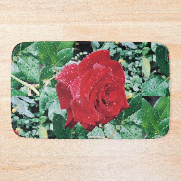 Item preview, Beautiful red rose after the rain  designed and sold by helenkaiy.