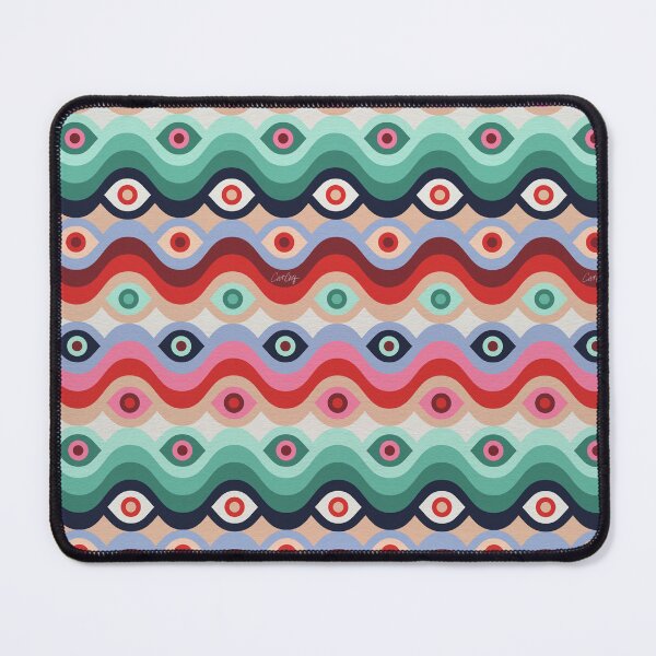 Item preview, Psychedelic Eye Melt – Mint & Pink designed and sold by Cat Coquillette.
