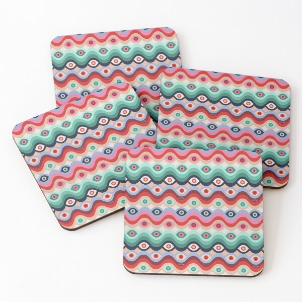 Item preview, Psychedelic Eye Melt – Mint & Pink designed and sold by Cat Coquillette.