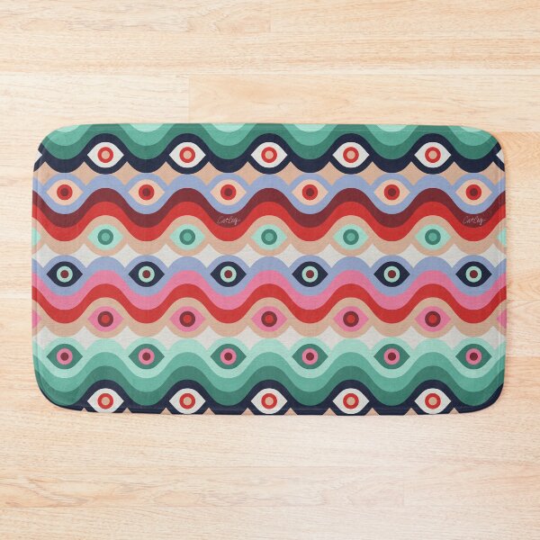 Item preview, Psychedelic Eye Melt – Mint & Pink designed and sold by Cat Coquillette.