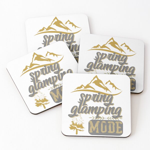 Item preview, spring glamping mode, forest river sun inside tree pine designed and sold by movie-popcorn.