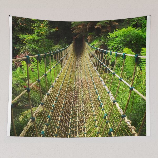 Item preview, Rope Bridge Adventure designed and sold by FOLK ART FUSION by heidiannemorris.