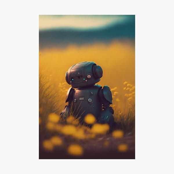 Item preview, Sad Little Bot designed and sold by HollisArtCo.
