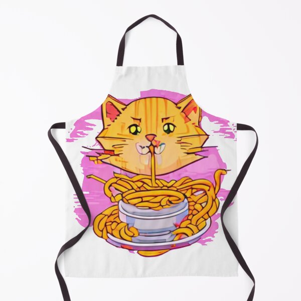 Item preview, Cat Eating Spaghetti Meme Retroanime Style Colorful designed and sold by MoStorish.