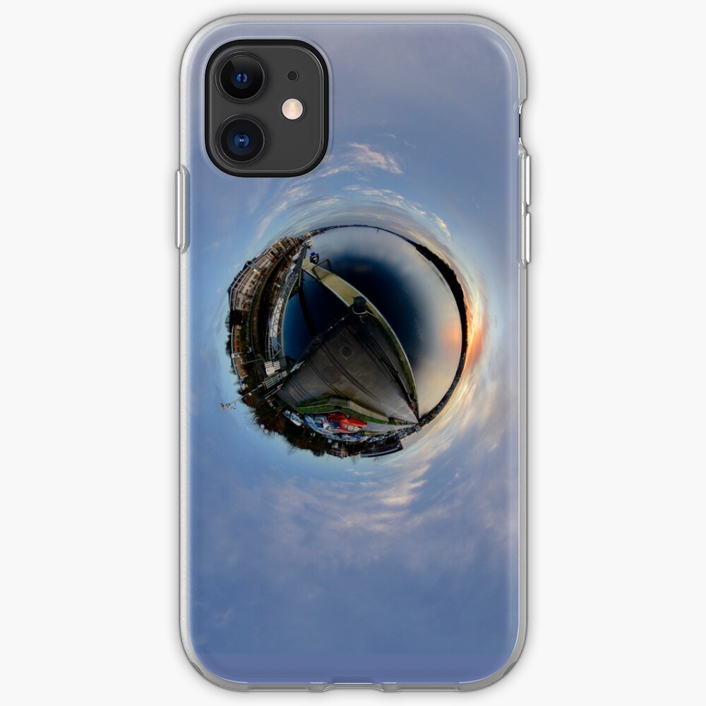 Foyle Marina at Dawn, Stereographic iPhone Case & Cover