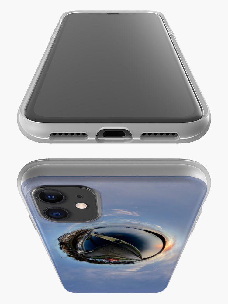 Alternate view of Foyle Marina at Dawn, Stereographic iPhone Case & Cover