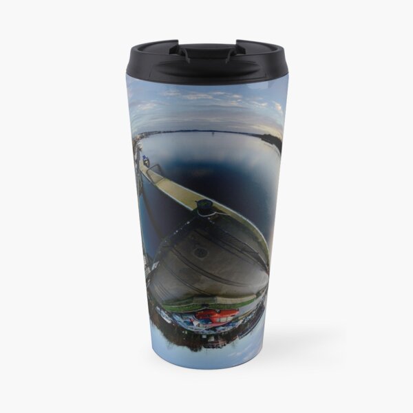 Foyle Marina at Dawn, Stereographic Travel Mug