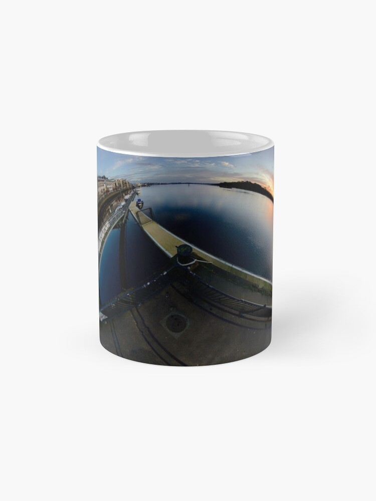 Alternate view of Foyle Marina at Dawn, Stereographic Mug