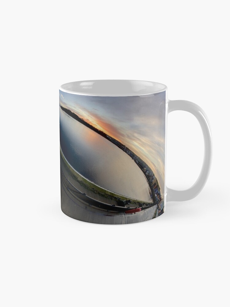 Alternate view of Foyle Marina at Dawn, Stereographic Mug