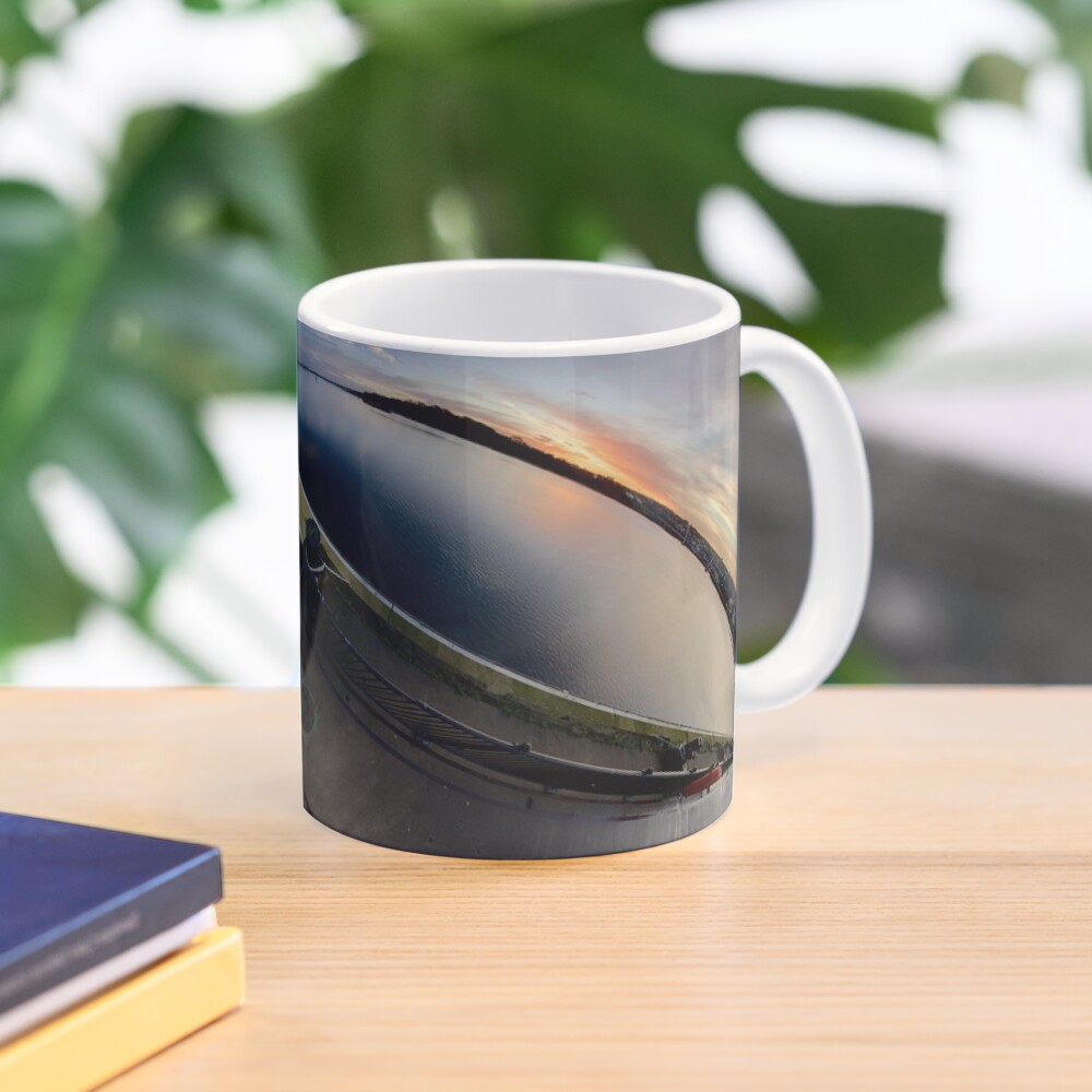 Foyle Marina at Dawn, Stereographic Mug