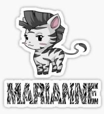 Zebra Marianne Sticker