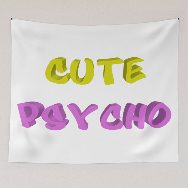 Item preview, Cute psycho designed and sold by Melcu.
