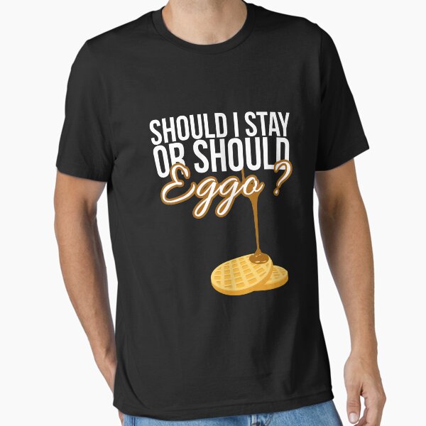 Item preview, Should I Stay Or Should Eggo Funny Waffle Food Tee designed and sold by noirty.