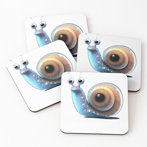 Item preview, Cute Blue Snail designed and sold by OmniDeals.