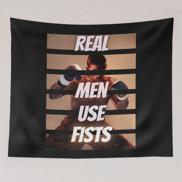 Item preview, Real men use fists 2 designed and sold by Mitrodoros.