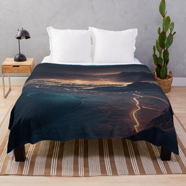 Item preview, City night sky aerial view illustration designed and sold by RK - Shop.