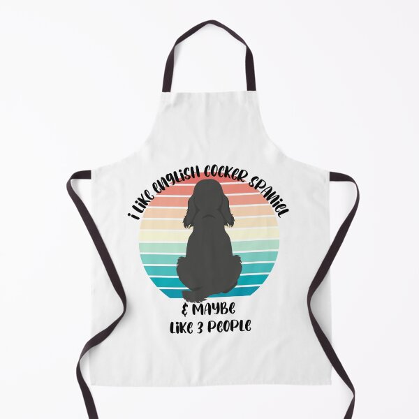 Item preview, I Like English Cocker Spaniel, and Maybe Like 3 People - English Cocker Spaniel Enamored - A Sunset Background in Pastel Hues - Only Three People Hold a Place in My Heart Alongside This Breed designed and sold by Mechanical-Artt.