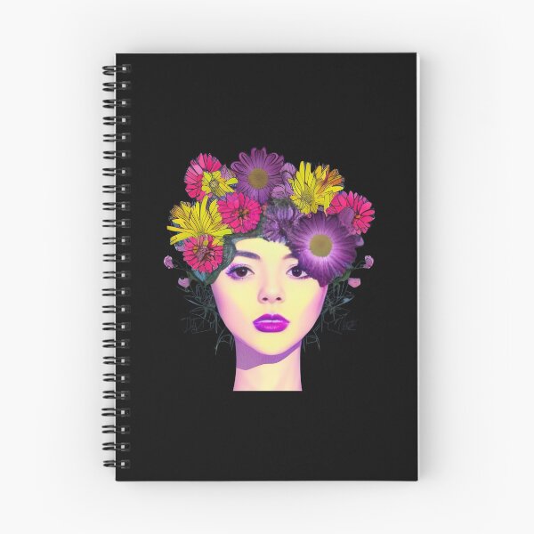 Item preview, Flowers growing out of head designed and sold by gramizzia.