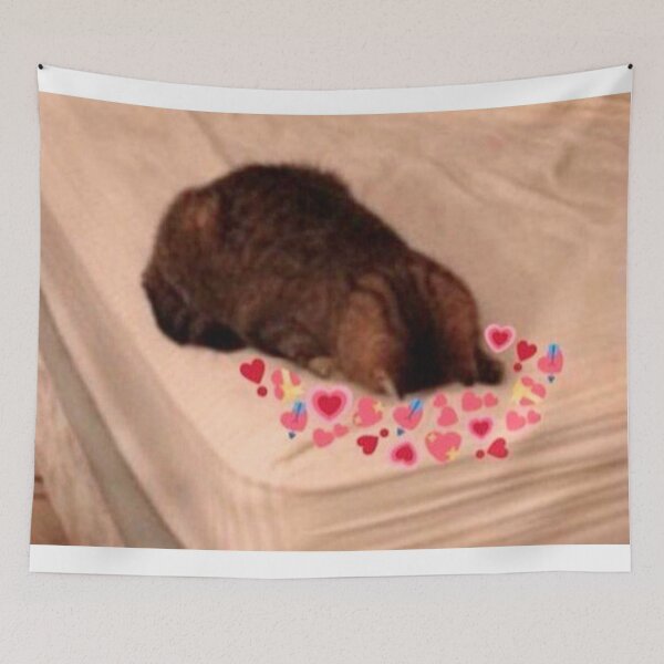 Item preview, cat in love meme designed and sold by valwerty.