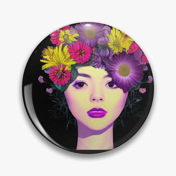Item preview, Flowers growing out of head designed and sold by gramizzia.