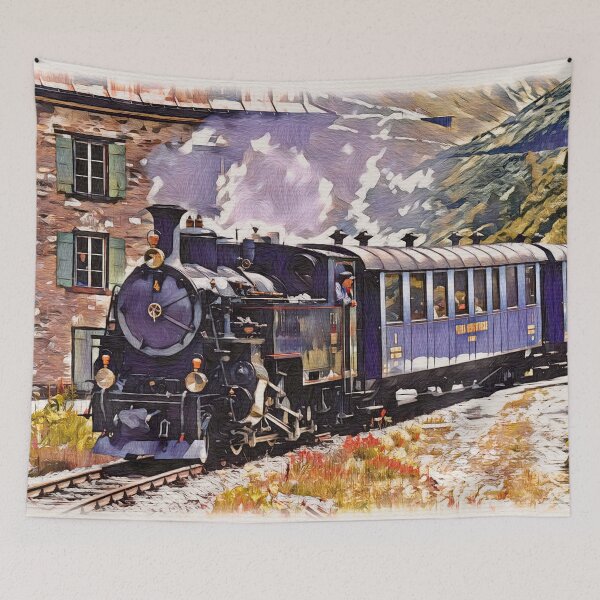 Item preview, Sketched train art designed and sold by Inktown.