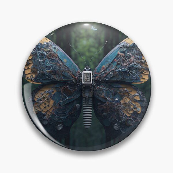 Item preview, Hermosa mariposa hecha de componentes #4 de 6 designed and sold by WilbDigital.