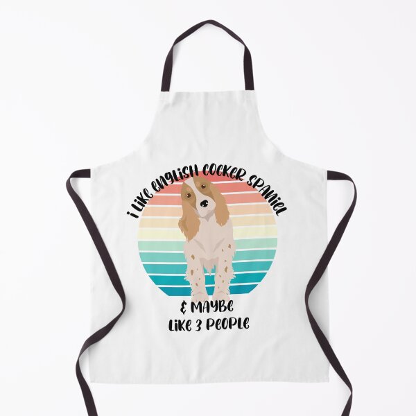 Item preview, I Like English Cocker Spaniel, and Maybe Like 3 People - White and Brown English Cocker Spaniel - A Sunset Background in Pastel Hues - Only Three People Hold a Place in My Heart Alongside This Breed designed and sold by Mechanical-Artt.